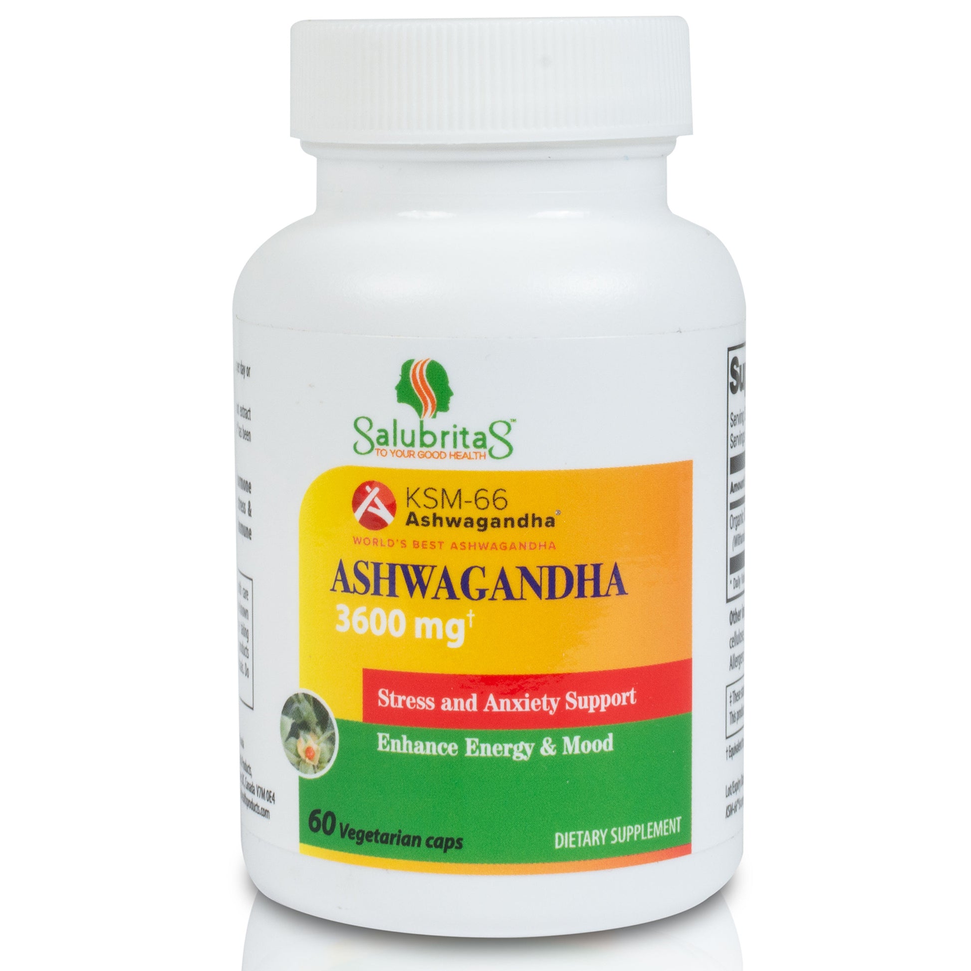 Ashwagandha KSM - 66 - salubritashealthstore