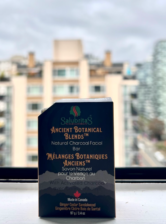 Salubritas Charcoal Facial Bar by the window