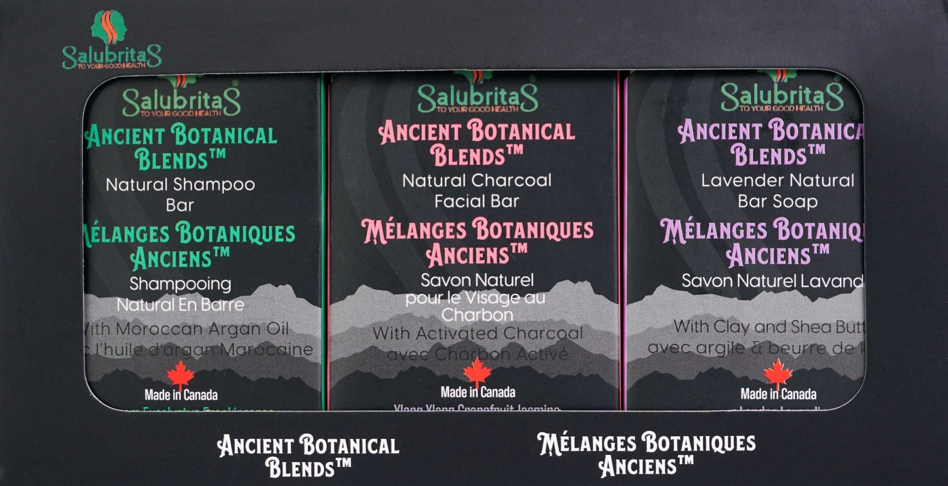 Ancient Botaical Blends Soap Collection by Salubritas